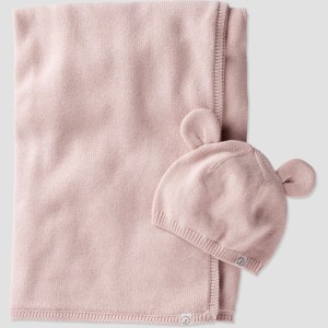 Little Planet by carter's Hat and Blanket 2pc Set 0-3months - Pink - 1 of 3