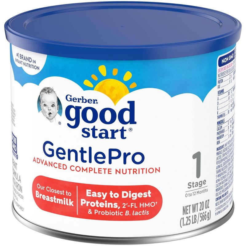 Gerber Good Start GentlePro Non-GMO Powder Infant Formula - 20oz, 3 of 11