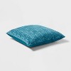Euro Carved Velvet Jacquard Decorative Throw Pillow - Threshold™ - 3 of 4