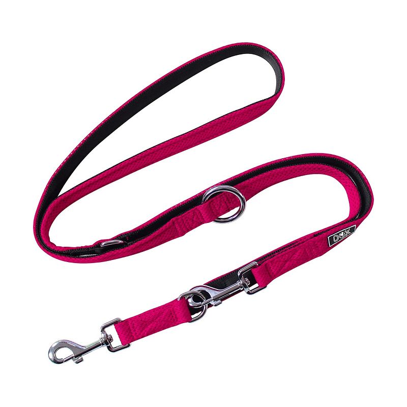 DDOXX 6.6 ft 3-Way Adjustable Airmesh Extra Small Dog Leash - Pink, 1 of 6