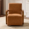 Hrinhom 26.8"W Swivel Accent Chair,Modern Sofa chair,Arm chair - 2 of 4