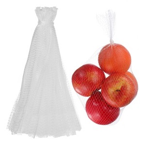 Unique Bargains Seafood Vegetable Grocery Shopping Stretchable Reusable Mesh Produce Bags 100 Pcs - 1 of 4