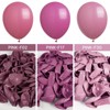 PartyWoo Balloons Mauve Boho Dusty Pink 18 12 10 5 Inch 100 pcs - 3 of 4
