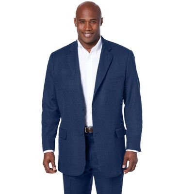 KingSize Men's Big & Tall KS Island Linen Blend Two-Button Suit Jacket