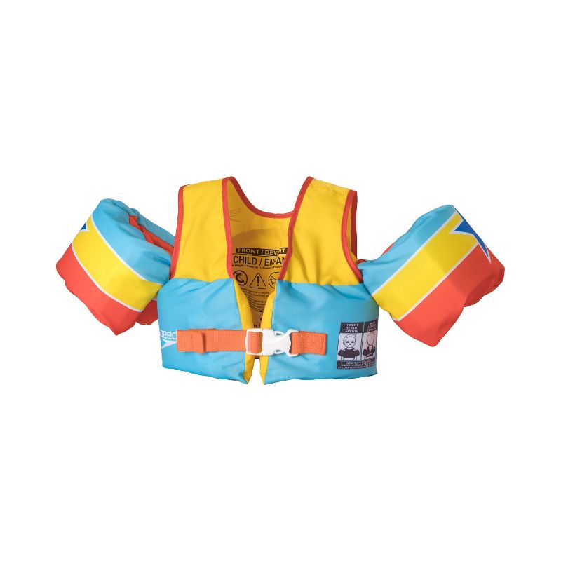 Speedo Kids&#39; Splash Jammer Life Jacket Vest - Rocket Shells, 3 of 5
