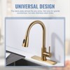 WOWOW 10 in. x 2.44 in. x 0.33 in. Stainless Steel Kitchen Sink Faucet Hole Cover Deck Plate - 2 of 4