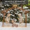 Best Choice Products 6ft Lighted Outdoor Nativity Scene, Yard Decoration w/ 190 LED Lights, Stakes, Zip Ties - 2 of 4