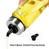 Unique Bargains Kitchen Cooking Stainless Steel Spout Accurate Pour Drip-Free Dispenser Bottle with ML Marks - 2 of 4