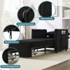 31.5"W Convertible Sleeper Sofa Chair Pull Out Sofa Bed with 5-Position Adjustable Backrest and Side Pockets for Living Room - ModernLuxe - 4 of 4