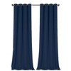 GoodGram 2 Pack Hotel Thermal Grommet 100% Blackout Window Curtain Panels - 2 of 2