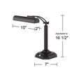 360 Lighting Grady 16 1/2" High Small Traditional Piano Desk Lamps Set of 2 LED Adjustable Black Bronze Finish Metal Home Office Living Room Bedroom - 4 of 4