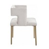 Brassex Set of 2 Anthony Dining Chairs Beige - 2 of 4