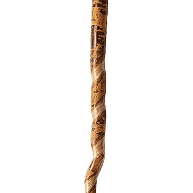 Brazos Twisted American Hardwood Wood Walking Stick 55 Inch Height, 4 of 6