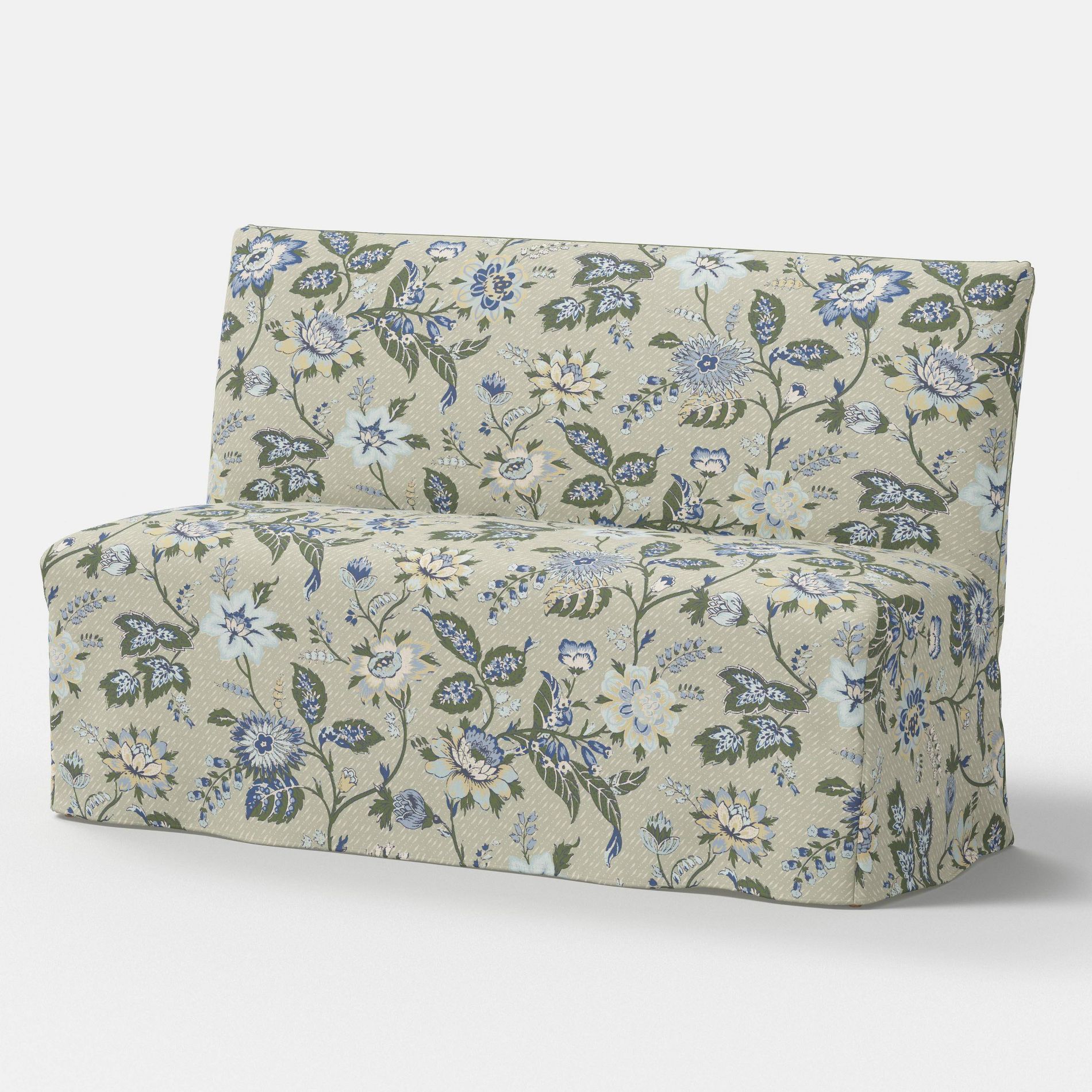Replacement Slipcover Only for 57" Jean Dining Banquette Adelaide Floral Moss - Threshold™