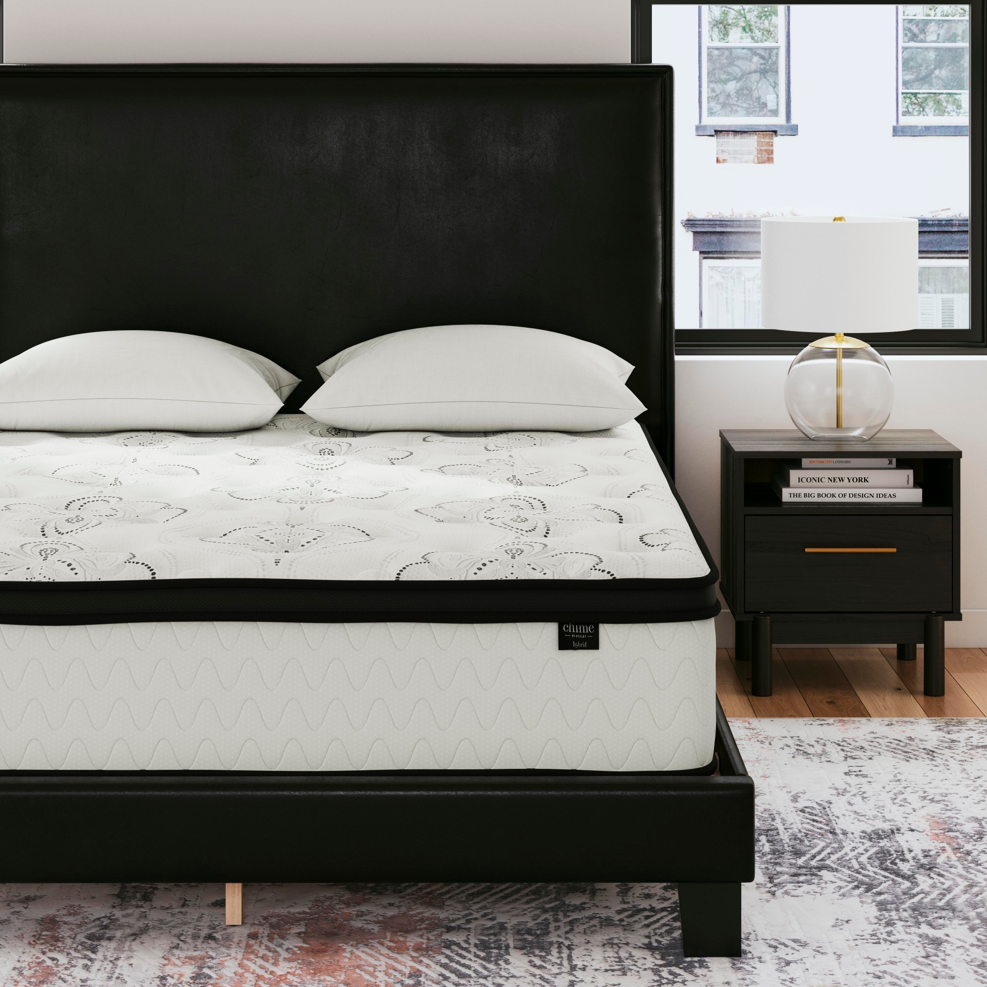 Signature Design by Ashley 12 Inch Chime Hybrid Innerspring Ultra Plush Queen Mattress