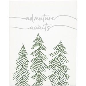Pavilion Gift Company - Adventure Awaits - 12" x 15" Embroidered Plaque - Wall Sign Panels - 1 of 4
