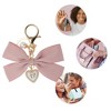 Unique Bargains Fabric Bow Handbag Charms Keychains 1 Pc - 3 of 4