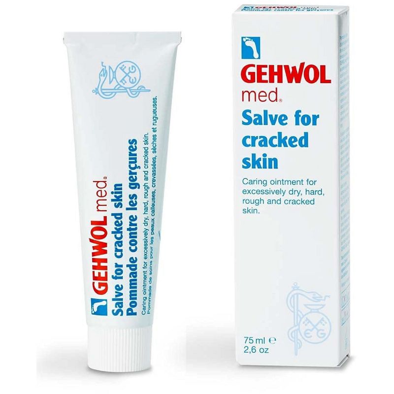 GEHWOL Med Salve for Cracked Skin (2.6 oz) Caring Ointment for Excessively Dry, Hard, Rough, & Cracked Skin (Made in Germany), 1 of 7