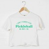 Simply Sage Market I Don't Always Play Pickleball Boxy Crop Top - 3 of 4