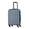 Travel-ready 3-set luggage with scratch-resistant ABS shells, smooth-rolling spinner wheels, and security TSA locks. - 2 of 4