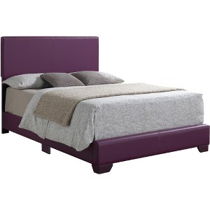 Passion Furniture Aaron Upholstered Full Panel Bed - 1 of 4