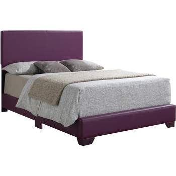 Passion Furniture Aaron Upholstered Full Panel Bed