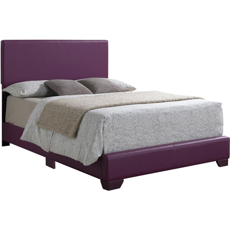 Passion Furniture Aaron Upholstered Full Panel Bed, 1 of 4