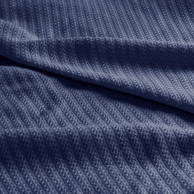 Navy Blue King Size Cotton Machine Washable Blanket