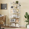 Greenstell Modern Style Bookshelf, Shelf Bookcase, High Bookshelf Corner Storage Organizer for Home Office Bedroom Kitchen Living Room - 3 of 4