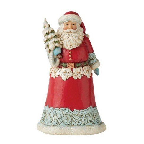 Jim Shore 9.0 Inch Tree Tops Glisten Winter Wonderland Santa Santa ...