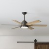 Hunter Fans 60" Warrant Ceiling Fan Noble Bronze with Light Kit and Barnwood Blades - Energy Efficient and Whisper-Quiet - 4 of 4