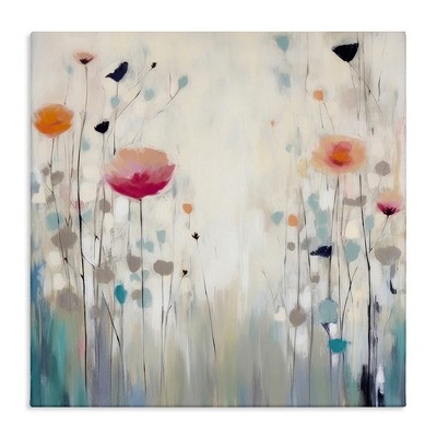 Stupell Industries Pastel Poppies Painting, 36" x 36"