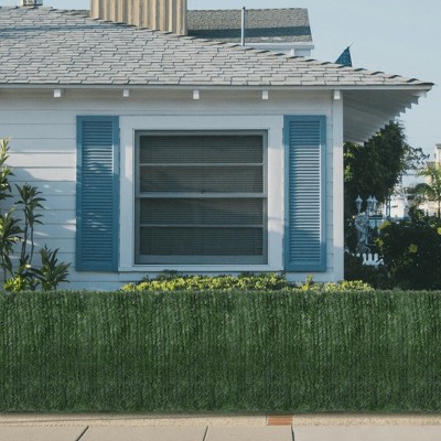 vidaXL Artificial Grass Fence Green 3.3 ft.x16.4 ft.