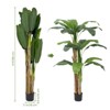 GustoWave 5FT Artificial Lifelike Fake Palm Plant for Home & Office Decor, No Maintenance, Fade-Resistant, Adjustable Branch, Perfect - 2 of 4
