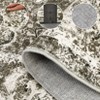 Vintage Rugs,Indoor Vintage Living Room Carpet Kitchen Washable Distressed Rug Gray Floral Bedroom - 3 of 4
