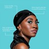 KISS Products Colors & Care Compress Durag Velvet Hair Bonnet & Cap - Black - 4 of 4