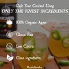 Crafted Cocktails Margarita Mix: 6 Pack  60 Calories Per Serving, All Natural Lime Juice and Organic Agave: Makes 8 Cocktails Per Bottle - 2 of 4