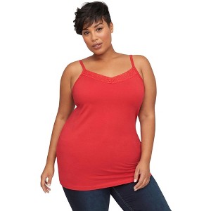 Catherines Suprema Cami With Lace - 1 of 4