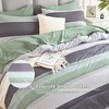 BAGOKIE Striped Comforter Set 7 Pieces Bed in a Bag with Comforter, Sheets, Pillowcases & Shams - 3 of 4