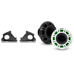 Kicker 48KMXL65 6.5" Horn-Loaded Marine Speakers Bundled with Speaker Panels Compatible with 2024-2025 CanAm Maverick R Vehicles - 1 of 4