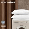 BRINJOY Hotel Collection Standard/Queen Bed Pillows 2-Pack - Down Alternative Sleeping Pillows for Back, Stomach & Side Sleepers - 4 of 4