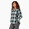 Dickies Women’s Flannel Hooded Shirt Jacket - 3 of 4