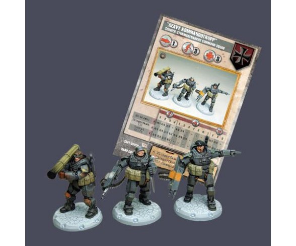 Schwer-Sturmgrenadiere Command Squad - Heavy Kommandotrupp Miniatures Box Set