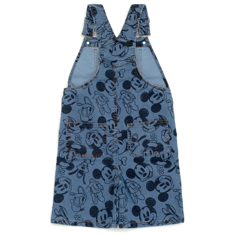 Disney Mickey Mouse Toddler Boys Short Overalls Blue 3T, 2 of 5