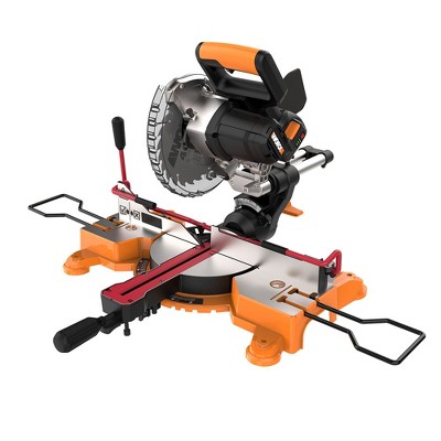 Worx WX845L 20v WorxSaw 7-1/4" sliding compound miter saw with Work-Holding clamp feature -