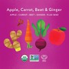 Once Upon a Farm Apple, Carrot, Beet & Ginger with Flax Seed Organic Baby Food Pouch - 3.2oz - 3 of 4