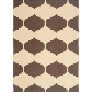 Courtyard CY6162 UV & Stain Resistant Non-Shedding Power Loomed Indoor/Outdoor Rugs - Safavieh - 1 of 4