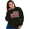 On Christmas We Wear Red and Green Sweatshirt for Men or Women Brisco Brands - 4 of 4
