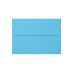 JAM Paper A6 Square Flap Envelopes Peel & Press 60lb 4 3/4 x 6 1/2 Bright Blue 50 Pack (4875-13-50) - 1 of 1