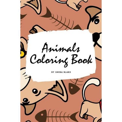 Animals Coloring Book for Children (6x9 Coloring Book / Activity Book) - by  Sheba Blake (Paperback)